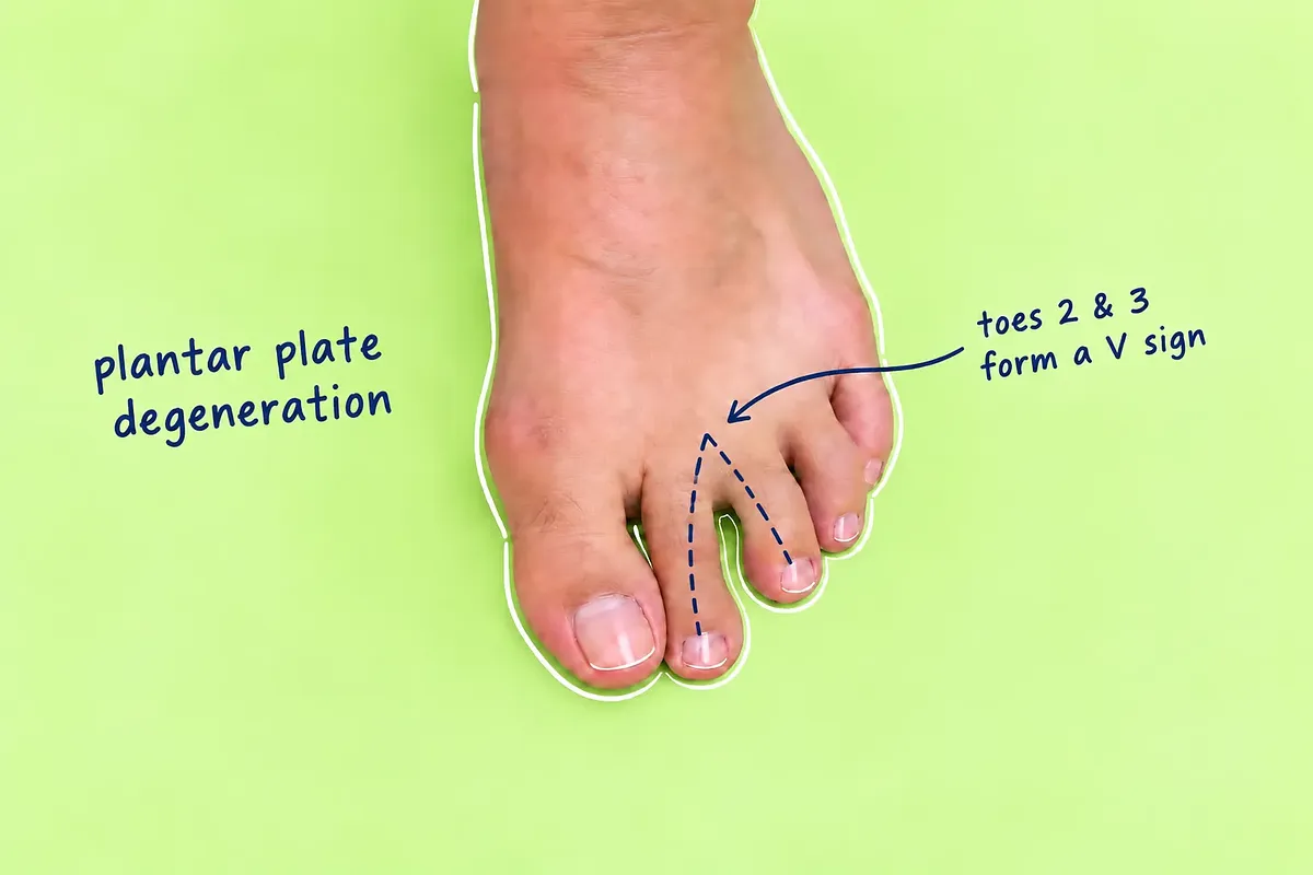 Plantar Plate Degeneration: Why the Joint Beneath Your Toe Starts to Fail